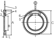 thin wafer swing check valve CW6000