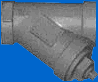 cast iron threaded end Y Strainer with plug